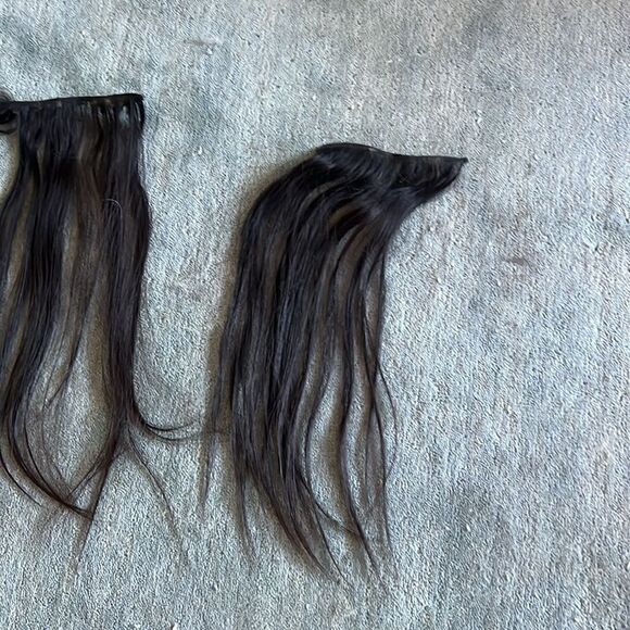 16” Dark Brown Weft 3 Pieces LIKE NEW - Worn in Hair Once main image 7